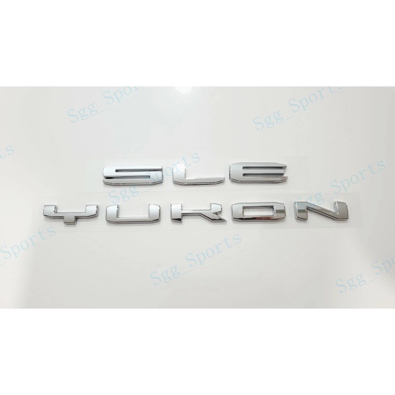 GMC 2PCS GMC 2021-2023 Yukon Yukon XL Rear Tailgate Chrome