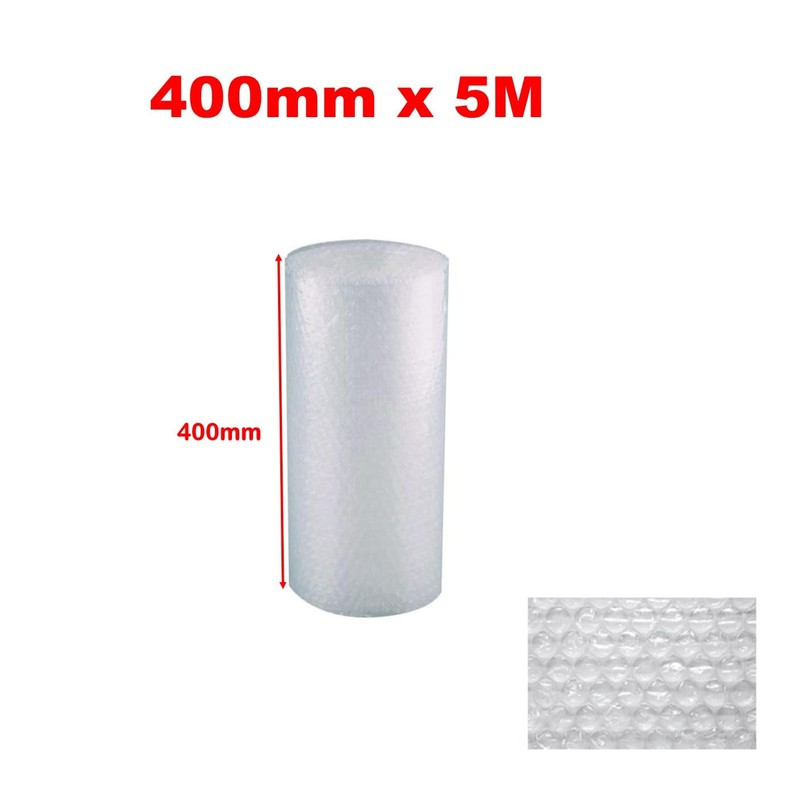 Bubble Wrap 400mm x 5Metre 10mm 5 Metres Clear Cushioning