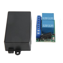 2 Channel Antitheft Alarm Wireless Relay Switch with Remote Control for Home Roller Door Window Motorcycle