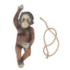 Monkey Hanging Statue, Hanging Monkey Garden Statue for Outdoors, Simulation