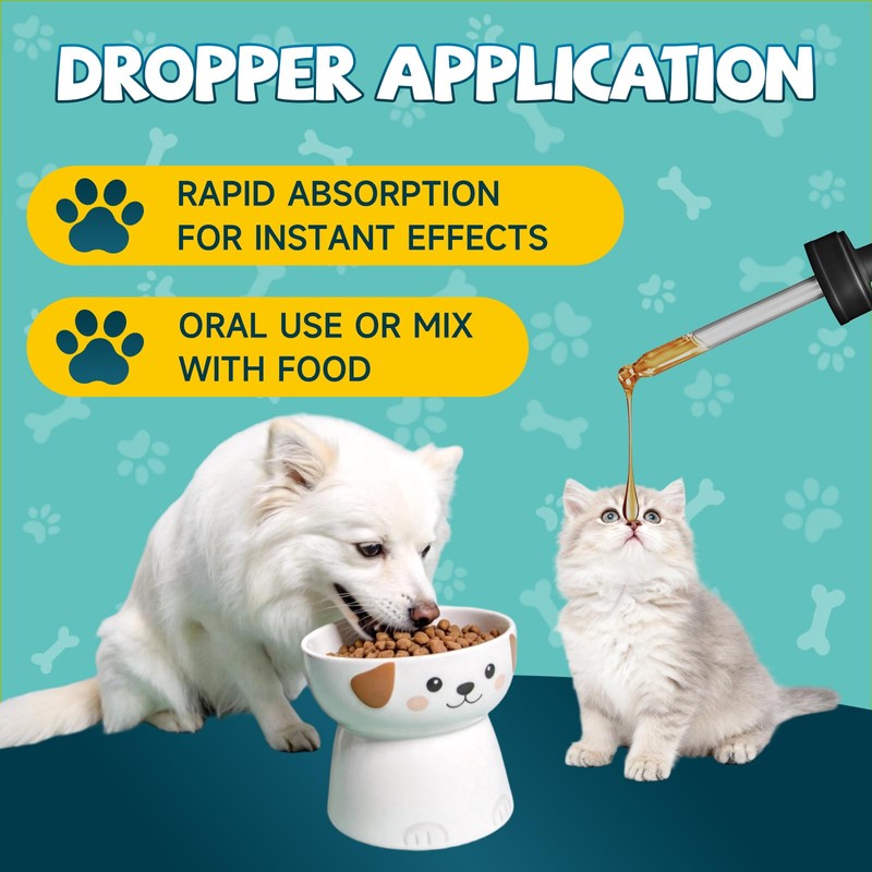 2PCS Calming Drops for Dogs & Cats - Feline Stress