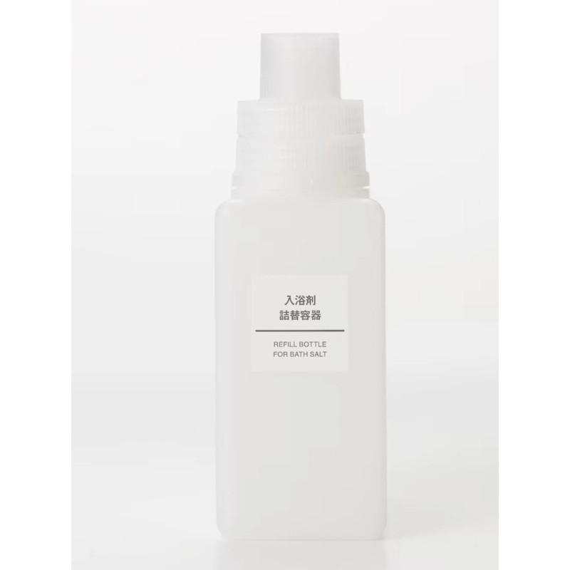 MUJI Bath Salts Refill Container 520ml Made in Japan