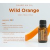 doTERRA Wild Orange Essential Oil - 15 mL, Pack of