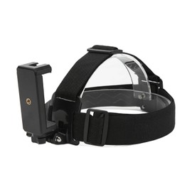 Head Helmet Strap Band Mount Holder Head Strap Mount Phone Holder Headband Holder Adjustable Belt Cellphone Selfie Head Mount Strap Holder First-Person View Video for Smart Phones Action Camera