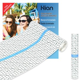Hion (F.D.A Approved) Tattoo Aftercare Waterproof Bandage Transparent Film Dressing 6 Inch x 1.1 Yard Roll Tattoo Cover Up Tape Second Skin Adhesive Bandage Wound Cover for Swimming Shower Shield