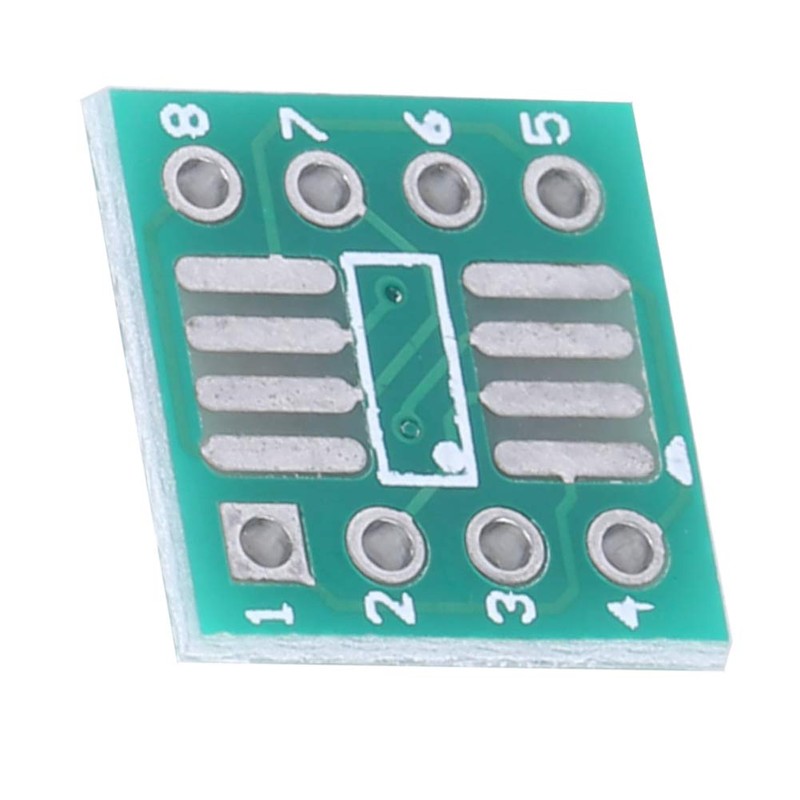 100Pcs Adapter Board SOP8 SSOP8 TSSOP8 to DIP8, SOP8 Interposer
