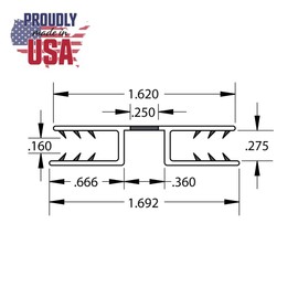 Clear PVC Living Hinge for 1/4in Panels - 48 Inches (Pack of 3, 12 Feet Total)