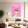 YOSASAH Welcom to My Crib Flag Tapestry 2X3 FT Funny