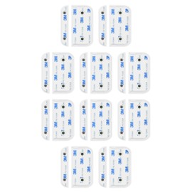 Ring Compatible Contact Sensor Adhesive | Ring Magnet Mounting Tape Replacement Pads | Works with Door, Window, Wall Alarm Sensors | Easy Mount, No Cutting, Peel and Stick (10 Sensor + 10 Magnet Side)