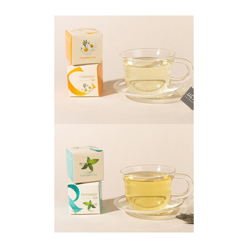 Ssanggyemyeong Tea Cube Wooden Gift Set, 16P, 2 Sets