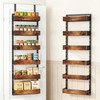 GUUKAR 6-Tier Over the Door Pantry Organizer, 2-in-1 Door Hanging