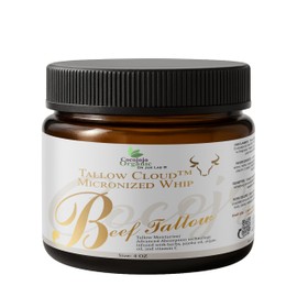 Dr Joe Lab COCOJOJO Tallow Cloud™ Micronized Whip – Whipped Tallow Moisturizer with Jojoba, Argan, Shea Butter, Baobab & Vitamin C – Ultra-Light, Fast Absorbing Grass-Fed Tallow Cream (4 oz)