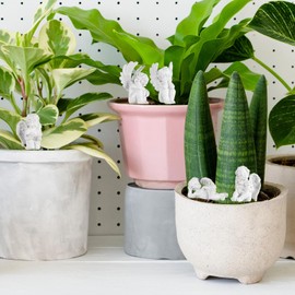 5pcs Miniature Jupiter Angel Figurines Synthetic Baby Cherub Statue Ornaments Garden Bonsai Potted Plants Outdoor Lawn Decor