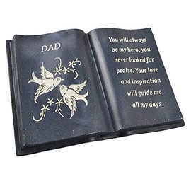 Special Dad Love & Peace Dove Graveside Book Memorial Ornament