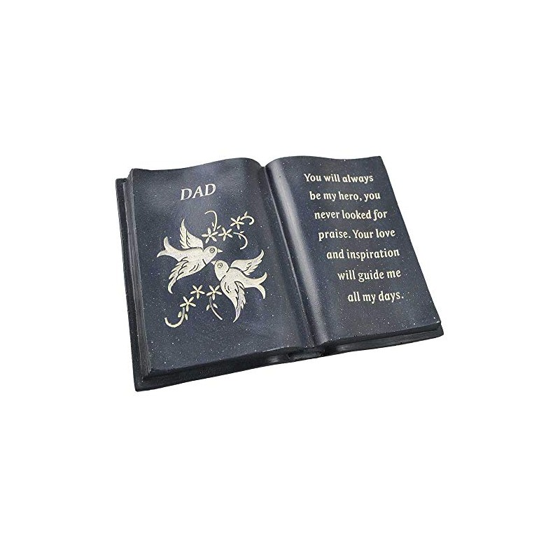 Special Dad Love & Peace Dove Graveside Book Memorial Ornament