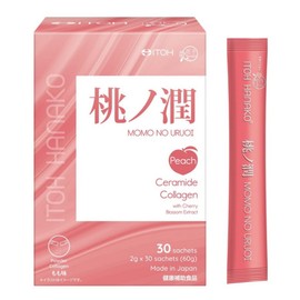[ITOH HANAKO 30 Collagen Powder Momono Jun-il] Ceramide Collagen Sakura Flower, 1, 2g / [ITOH HANAKO 30 콜라겐 파우더 모모노 준 일] 세라미드 콜라겐 사쿠라의 꽃, 1, 2g