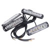 4pcs Side Marker Light Aluminum 12V to 24V 18 Lighting