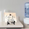 Coffee Bar. Love is Brewing Table Sign with Easel Stand,