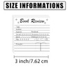Book Review Mini Sticky Notes 6Pcs Back to School Self-Stick