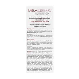 Meladermic Día I Suero despigmentante con Protector Solar +50 I Serum Antimanchas | 30g | Unifica el tonoI Previene las Manchas y Pecas | Hidratación Profunda | Testado Dermatológicamente