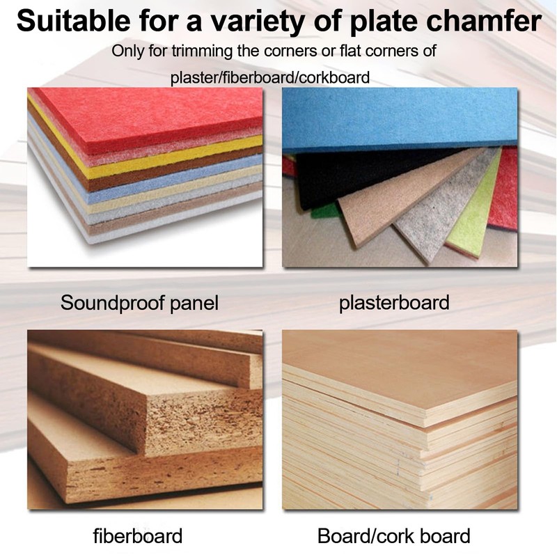 Limeow 1 Piece Edging Cutter Edge Planer Chamfer Planer Wood