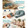 Banters Organic Eye Pillow Velvet Buckwheat & Eucalyptus Blue 23