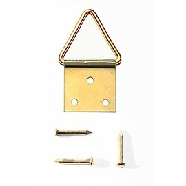 Pack of 40 Picture Eyelets - Size: 4 (32 x 16mm) - Includes Nails | Picture Hooks | Picture Hangers | Picture Hooks | Picture Frame | Picture Mounting | Framing Accessories | Wall Mount