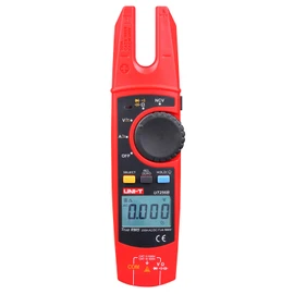 UNI-T Probador eléctrico UT256B Horquilla abierta Tenedor sin contacto Medidor de voltaje True RMS 6000 recuentos Corriente de CA, CC, Resistencia de voltaje, Capacitancia, Prueba de diodo NCV, modo relativo
