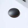 Luxier DS02-TO 1-5/8 in. Brass Bathroom and Vessel Sink Push