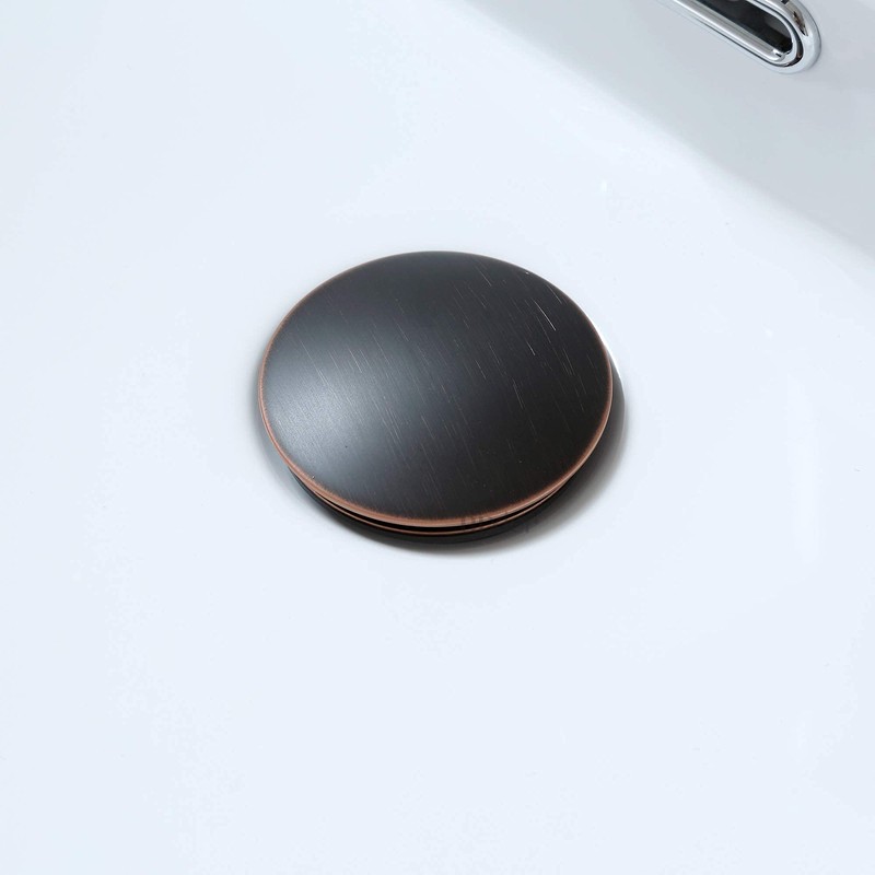 Luxier DS02-TO 1-5/8 in. Brass Bathroom and Vessel Sink Push