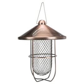 TRIXIE 55653 Feeder with Protective Grille Metal 500 ml / Diameter 19 x 26 cm Copper