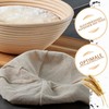 Robin Goods® 2 x Fermentation Baskets with Washable Linen Insert