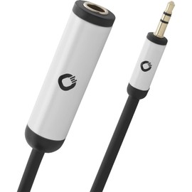 OEHLBACH I-Connect AD 63/35 Stereo Audio Adaptor 6.3 mm Jack Socket / 3.5 mm Jack Plug High-Quality Design 15 cm