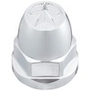 ジェットイノウエ(JET INOUE) スターマークナットカバー 33MM ABS 10個入 メッキ 500496