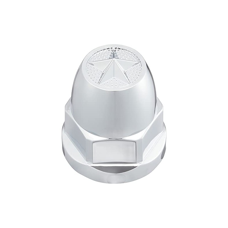 ジェットイノウエ(JET INOUE) スターマークナットカバー 33MM ABS 10個入 メッキ 500496