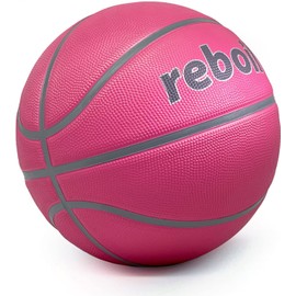 REBOILPHASE Size 3 Basketball 22” Basketball Gift, Kids Basketball, Toddler Basketball, Boys Girls Basketballs - Pink