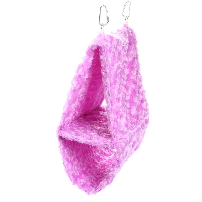 Comidox Double layer Plush Snuggle Bird Hammock Hanging Snuggle Cave
