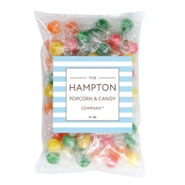 Assorted Sour Candy Balls, 1 Pound Bulk Candy (Approx. 75 pcs.), Individually Wrapped Old Fashioned Hard Candy, Fruit Balls Candy