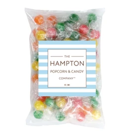 Assorted Sour Candy Balls, 1 Pound Bulk Candy (Approx. 75 pcs.), Individually Wrapped Old Fashioned Hard Candy, Fruit Balls Candy