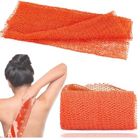 African Net Long Bath Net Sponge, African Bathing Sponge,Body Exfoliating Long Net Shower Body Scrubber Back Scrubber Skin Smoother
