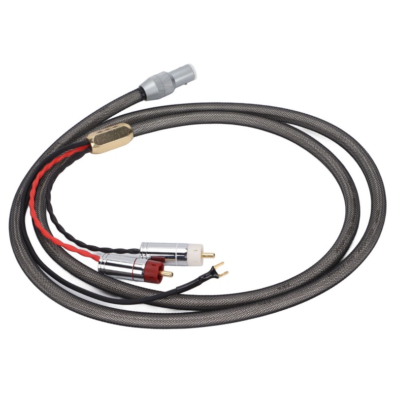 Xangsane XS‑0609 Vinyl Tonearm Cable Silver Plated Vinyl LP RCA