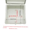 Zulkit Junction Box ABS Plastic Dustproof Waterproof IP65 Electrical Boxes