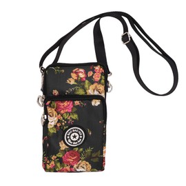 ZGMYC 3-Layers Cellphone Pouch Wristlet Purse Waterproof Sports Armband Crossbody Shoulder Bag Wallet