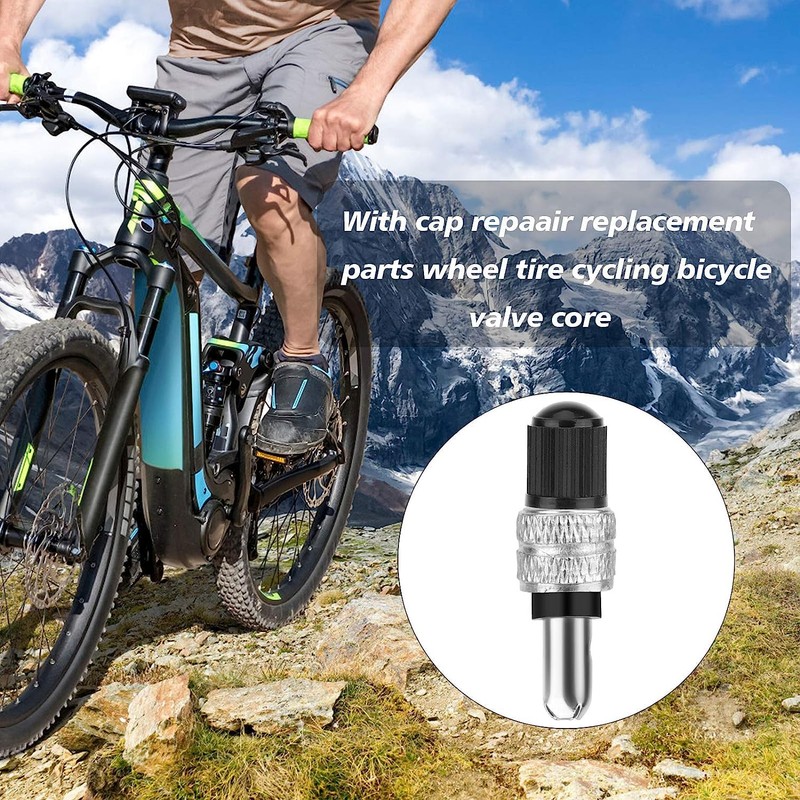 Bicycle, Bug Rubber, Super Valve, English Type, Aluminum Alloy Cap,