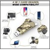 HuntEmUp Trail Camera Viewer SD Card Reader,4 in 1 SD