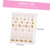 FOMIYES Nail Stickers for Easter 10 Sheets Rabbit Nail Decals