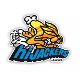 Stickershack 4x5 inch HiJackers 70's hot rod, gasser, NHRA, drag racing, street machine decal