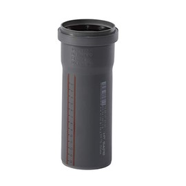 Ostendorf 173000 HTsafe HT Pipe with Sleeve DN 75 mm 150 mm Grey