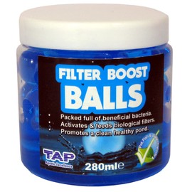 TAP Pond Filter Boost Balls - Filter Quick Start - Beneficial Bacteria 280ml