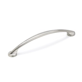 Richelieu Hardware BP82905128195 Germain Collection 5 1/16-inch (128 mm) Center-to-Center Brushed Nickel Modern Cabinet and Drawer Pull Handle for Kitchen, Bathroom, and Furniture